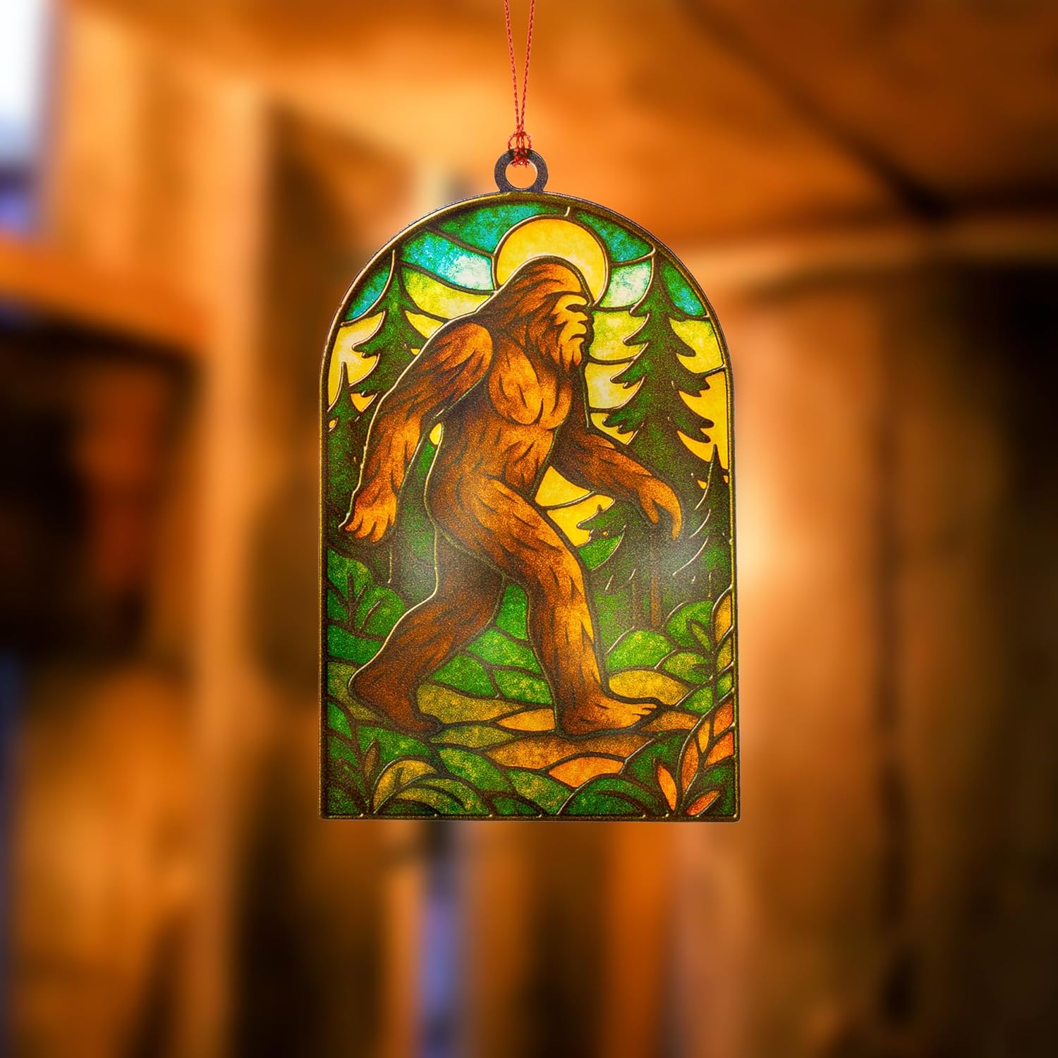 Funny Christmas Ornaments - Bigfoot Gifts - Big Foot Sasquatch Gift - Sasquatch Gift - Bigfoot Ornament - Christmas Ornaments 2025 - White Elephant Gifts - Xmas Tree Funny Decoration