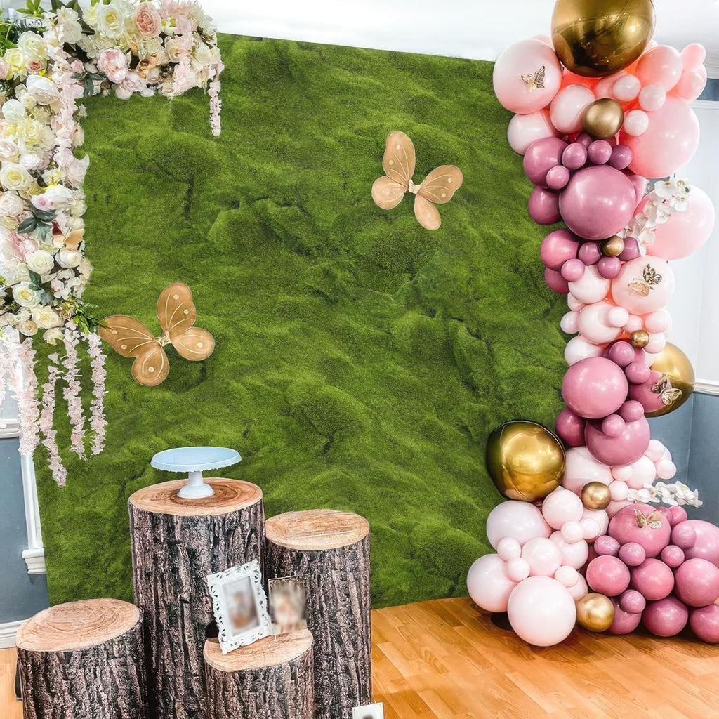 FAICOIA Fake Moss Table Runner Green Moss Roll for Fairy Gardens Grass Wedding Woodland Table Decor Artificial Moss for Indoor Plants Crafts 20" x 79" Green Moss for Decorating Wall 50 x 200cm