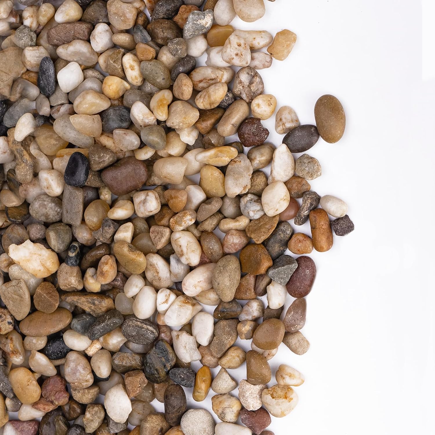 2.5 lbs Drainage Rocks for Potted Plants, 1/5 Inch Small Pebbles for Indoor Plants, Decorative Gravel for Vases, Bamboo, Succulent, Terrarium, Crafts, Cactus