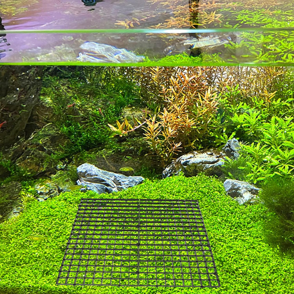 POPETPOP Fish Tank Divider 10pcs Isolation Mesh Aquarium Separator for Breeding Plastic Material