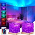 Magical Northern Lights for Your Room, Magic Northern Light, Aurora Night Light Projector with Remote Control, Color-Changing Mood Ocean Light, Relaxation & Decor (16 Colors * 2, Rechargeable)