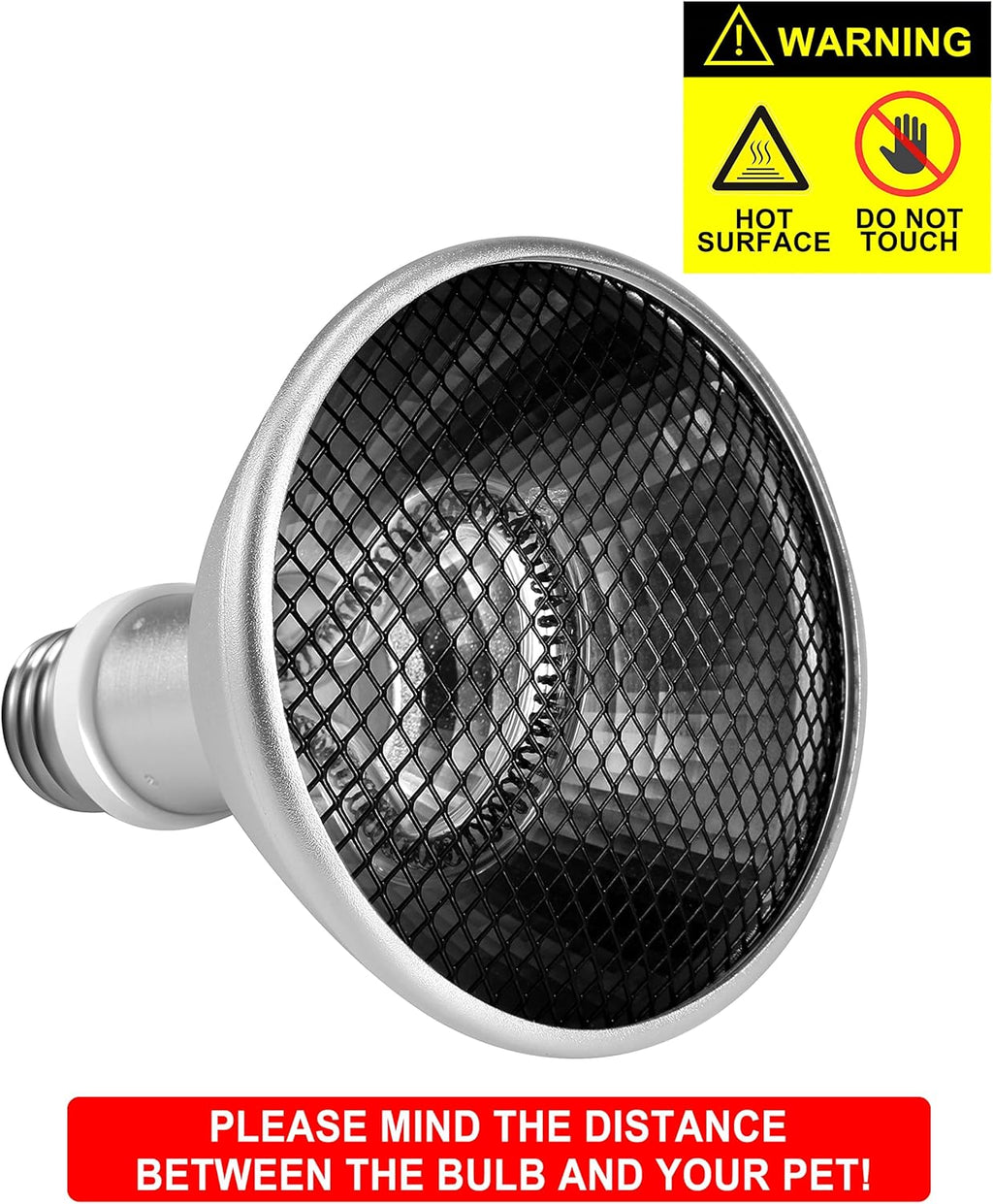 Deep Heat Projector - DHP 130W Infrared Reptile Heat Lamp Bulbs for Turtle Light Bearded Dragon Chicken Lizard Leopard Gecko Snake