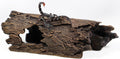 Fish Tank Decorations - Large Aquarium Decorations Air Bubbler Tree Fish House for Betta Hideout Caves Buddha Decor Temple Ruins Arched Betta Fish Accessories Reptile House Shelter Decor (Wood A-L)