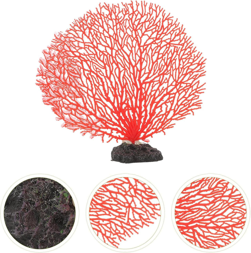 Coral Fish Tank Decorations Fake Coral Reef Decor Artificial Aquarium Plants Ornaments Fish Tank Accessories for Home