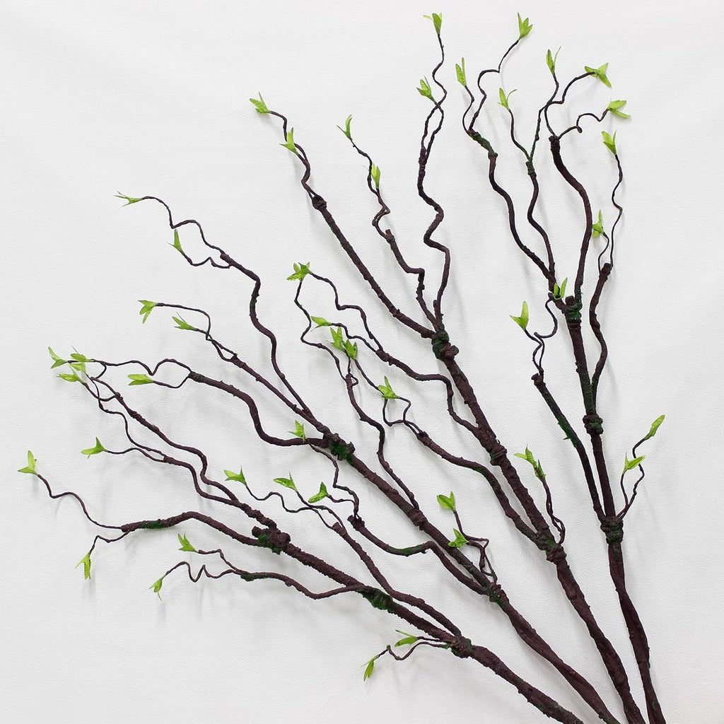4pcs-40 inch Green Leaf Moss Simulated Artificial Tree Vine is Suitable for Home Decor Outdoor Wedding Commercial Halloween Christmas and Other Scene Decorations