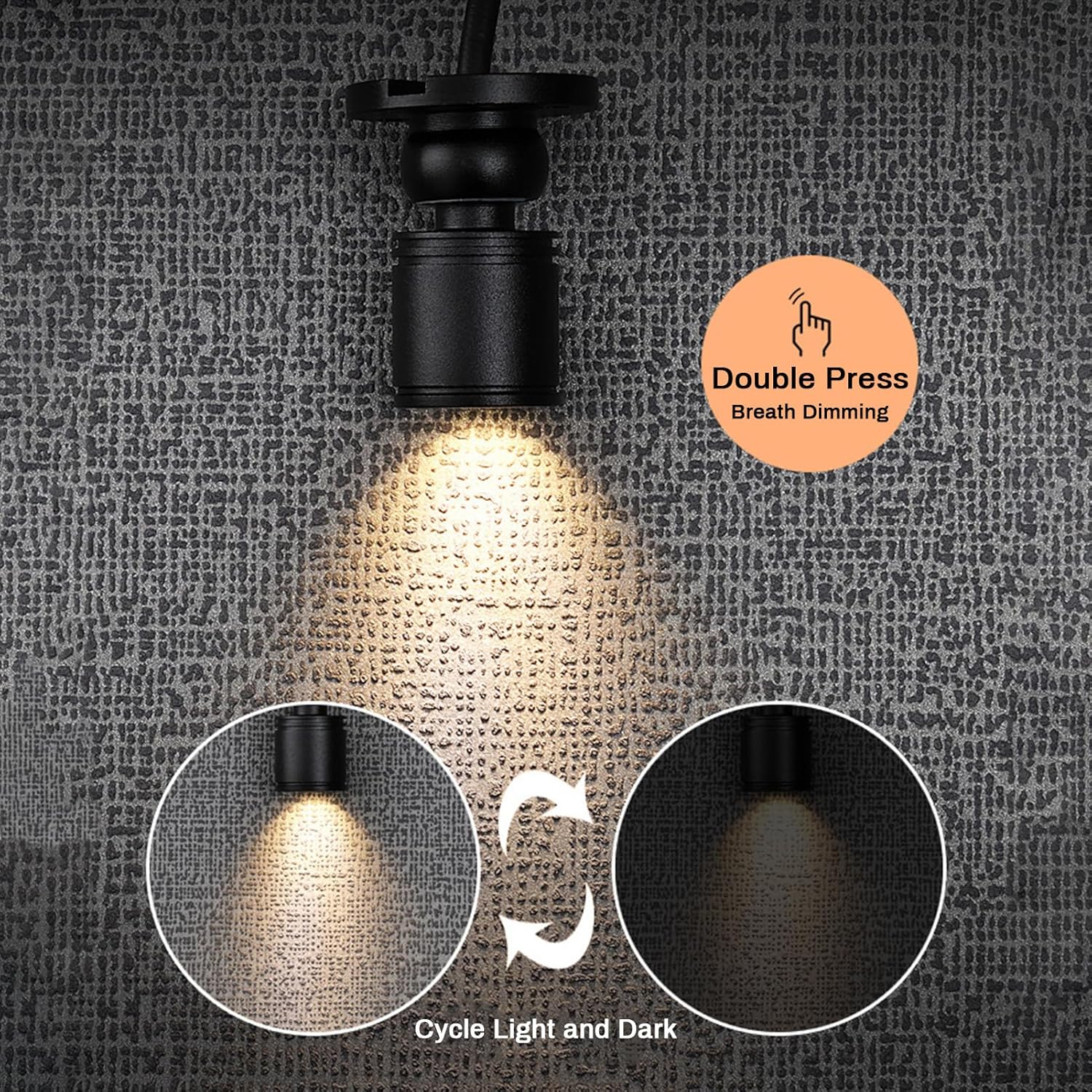 5V Dimmable LED Mini Spot Light with 6.6ft Cable, Jewelry/Indoor Picture/Art/Model Display Lights, USB Powered Spotlight for Jewelry Cabinets, Entryways, Tables Shelves (Natural Light 4000K, 2 Pack)
