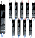 OHLECTRIC Pack of 10 - Replacement for Sylvania Ballast QTP 3X32T8/UNV ISN-SC, Philips ICN-3P32-N, Keystone KTEB-332-UV-IS-N-P, for 3 Fluorescent T8 Lamps - 120-277V - 32 Watt