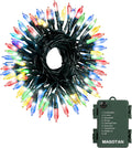 Christmas Lights, Battery Operated String Lights 18ft 50 LED 8 Modes LED Mini Lights with Timer for Christmas Tree Wreath Party Home Indoor Outdoor Decor, Waterproof, Multi Color