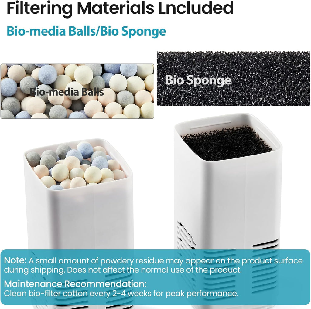 Aquarium Filter,Aquarium Internal Filter,All-in-one Filter 20W 230GPH for 70-120gal Fish Tank