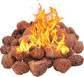 10 Pounds Red Lava Rocks for Fire Pits, Fireplaces, for Gas Log Sets, Gas Grills,Suitable for Both Indoor and Outdoor Applications (2.75"-5")