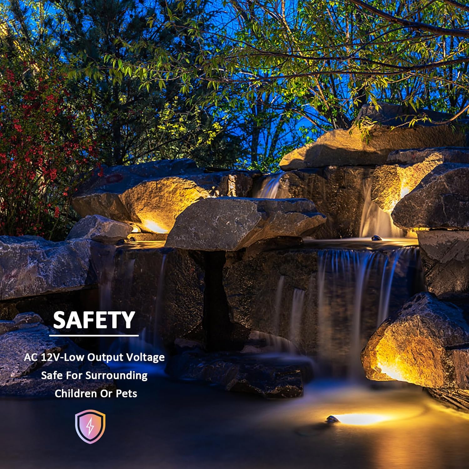 Malibu Low Voltage Black LED Submersible Floodlight