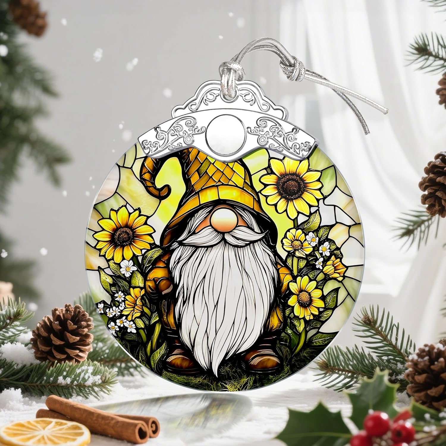 Christmas Ornament, Christmas Tree Ornaments, Keepsake Ornaments, Holiday Decor, Holiday & Xmas Gifts, Gifts for Garden Lovers & Gnome Lovers - Gnome-Theme