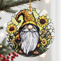 Christmas Ornament, Christmas Decoration, Ceramic-Style Gnome Ornament, Heirloom Keepsakes, Holiday Ornaments, Holiday Presents, Unique Xmas Gifts, Gift Exchange Ornaments, Gift Idea