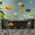 Shrimp Cave Aquarium Tunnel, Aquarium Decor Habitat Decoration, Black Plastic, Modern, Corydora Catfish, Kuhli Loach, Clown Cory Shrimp, Fish, 0.5"D x 2.5"W x 1.5"H