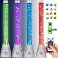 Special Supplies Aquarium Sensory Fish Bubble Light Tube with Bluetooth Speaker, 16-Color LED Nightlight, Remote Control, Floor-Standing Lamp for Kids and Adults, 4 Ft (Diamond)