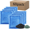 Aquarium 60 Pack Rite-Size C Filter Cartridges with Zeolite, Compatible with Penguin PRO Power Filters 275/375, Power Filters 200/350