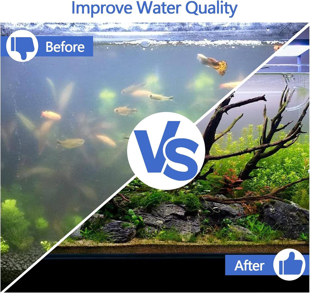 Aquarium Filter Media Floss, 12” x 72" Cut to Fit Fish Tank Filters for Crystal Clear Water Roll Material Pond Pad Foam for Freshwater, Saltwater, Turtle Tanks, Reef & Koi Ponds
