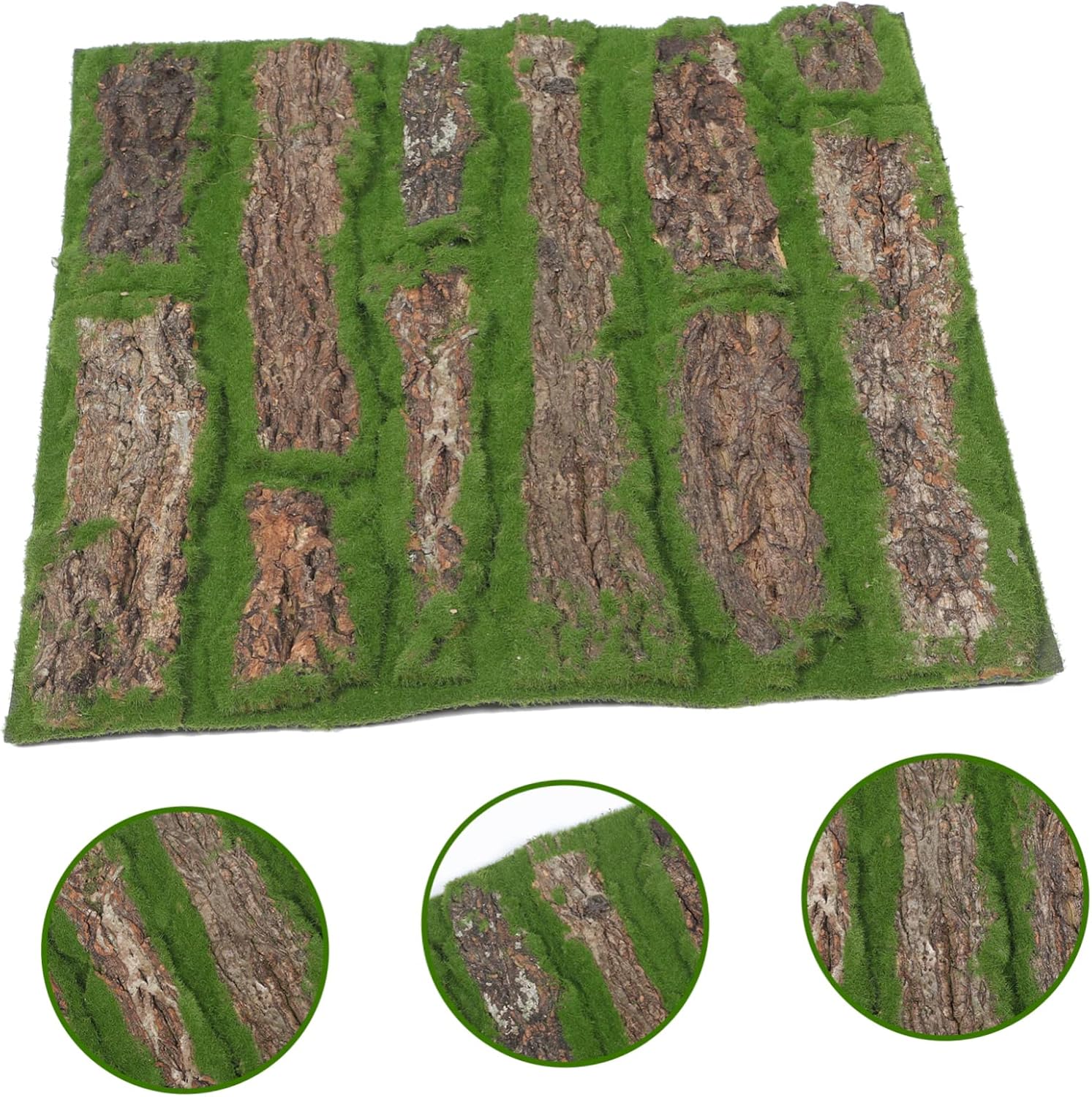 Fake Moss Turf for Micro Landscaping Realistic Artificial Moss Mat for Garden Decor Reusable and Easy to Clean for Fairy Gardens and DIY Crafts