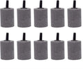 Air Stone Bubble Diffuser Ball - for Aquarium Air Pump and Fish Tanks, Gray, Pack of 10pcs