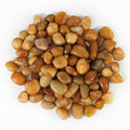 StoneCreek 24 LBS River Rocks(2 x 12 LBS Bags), Large Size, Decorative Garden Stones for Plant Landscaping, Polished Gravel Filler Pebbles for Home Decoration, Vases, Succulents(Pale Yellow Pebbles)