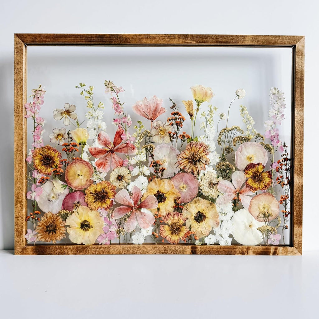 16x20 Floating Frame Pressed Flower Frames Maple Wood Floating Picture Frames 16x20 Floater Frame 20x24 Floating Frames Double Real Glass