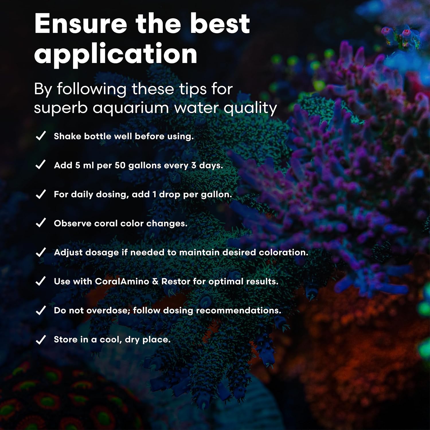 Brightwell Aquatics KoralColor – Coral Pigment Enhancer for Vibrant Reef Colors – Supports Zooxanthellae Biochrome Formation – Professional-Grade Trace Elements, 250 ml