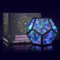 Large Infinity Dodecahedron Gaming Light, Cool RGBW Led Desk Table Lamp Light for Bedroom Gaming Room Decor, Unique Colorful Mood Changing Ambient Lighting Adult Birthday Christmas Gift Decorations