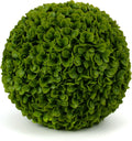 3rd Street Inn Jasper Topiary Ball - Artificial Plant Set - Indoor/Outdoor Wedding Party Decor - Faux Foliage Garden Sphere - Tree and Bush Substitute (19")