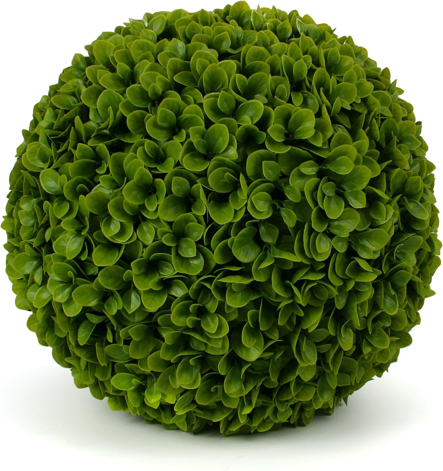 3rd Street Inn Jasper Topiary Ball - Artificial Plant Set - Indoor/Outdoor Wedding Party Decor - Faux Foliage Garden Sphere - Tree and Bush Substitute (19")