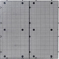 ALEGI Aquarium Grid Isolate Board Divider Fish Tank Bottom Black Filter Tray Plastic Crate (4pcs Black)