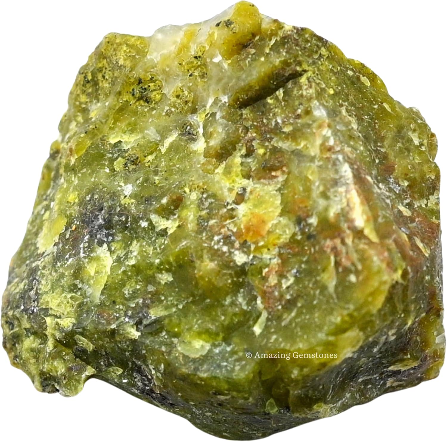 Amazing Gemstone Green Opal Raw Crystals and Healing Stones, Natural Rocks for Tumbling and DIY Raw Stones and Crystals (1 lb)