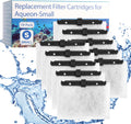 10 Packs Small Aquarium Filters Cartridges for Aqueon QuietFlow E Internal Power Filter Size 10 and 1/2.5/5 Gallon Mini-Bow Aquarium Filters