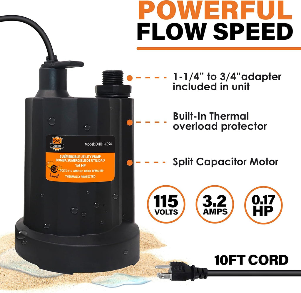 Chromex Tankless Heater Descaler Kit - Just Add Vinegar or Your Own Descaler