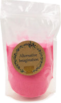 Pink Sand - Fine Colored Sand for Ritual Use, Zen Gardens, Incense Burners, Smudging Bowls, Unity Ceremonies, Mandalas, Spiritual Practices, Arts & Crafts by Alternative Imagination (1 Pound)