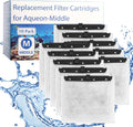 10 Pack Medium Aquarium Filter Cartridges for Aqueon QuietFlow LED PRO Power Filter Size 10 & E Internal Power Filter Size 20