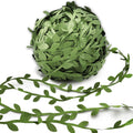 269ft Leaf Ribbon, Baby Shower Decorations Artificial Vines Leaf String Trim Ribbon for Decorative Jungle Wild Plant Green Home Wedding Party Balloon Garland Wreaths DIY Christmas Craft