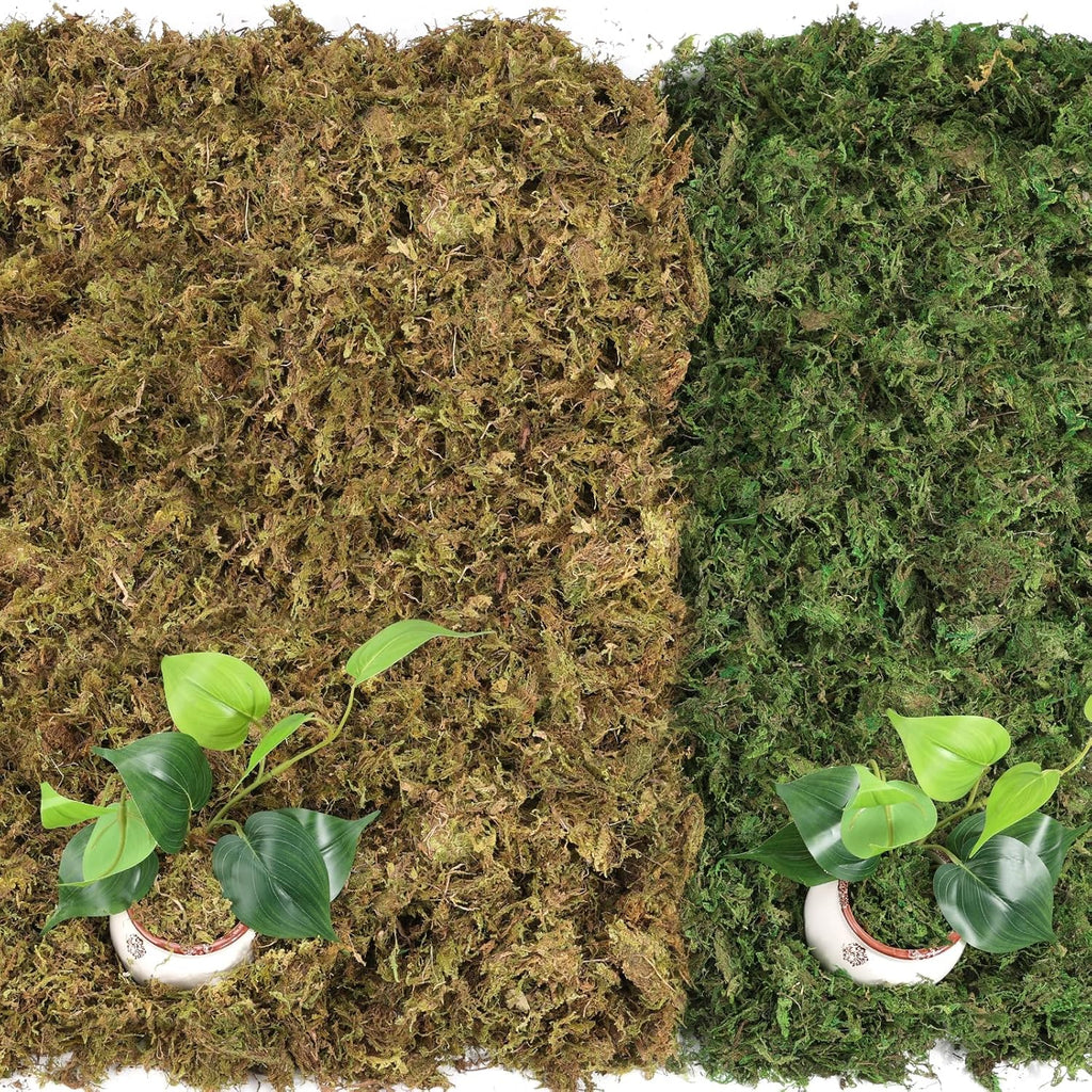 Artificial Moss - 45.86 OZ (2.89LB) - Premium Fake Moss Versatile for Crafts & Décor - Natural Look, Low Maintenance, Perfect for Fairy Gardens, Terrariums, Wedding Decor & Faux Potted Plants