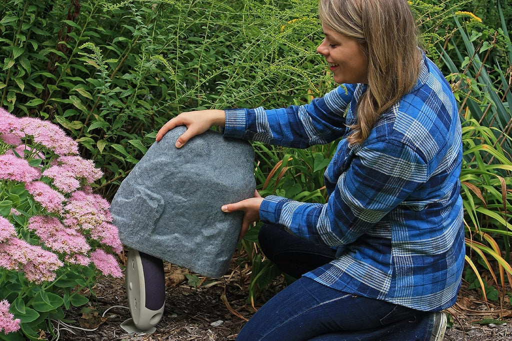 Emsco Group 2187 Landscape Rock - Natural Granite Appearance -Small -Lightweight - Easy to Install