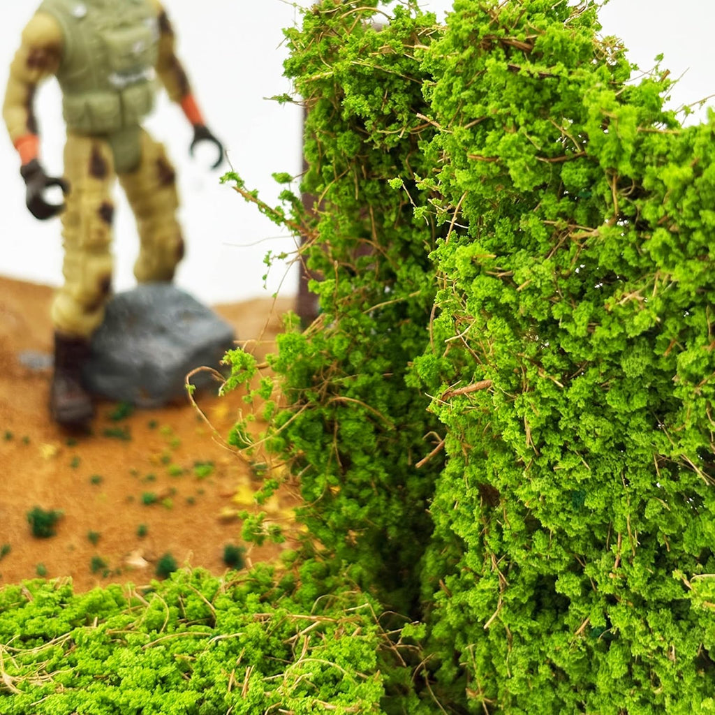 DIY Miniature Shrubs Bushes Foliage Terrain Model Kit Sand Table Simulation Landscape War Gaming Terrain Decoration Railroad Scenery War Gaming Scenery