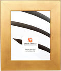 Craig Frames Bauhaus 200, 4x10 Picture Frame, Old World Gold