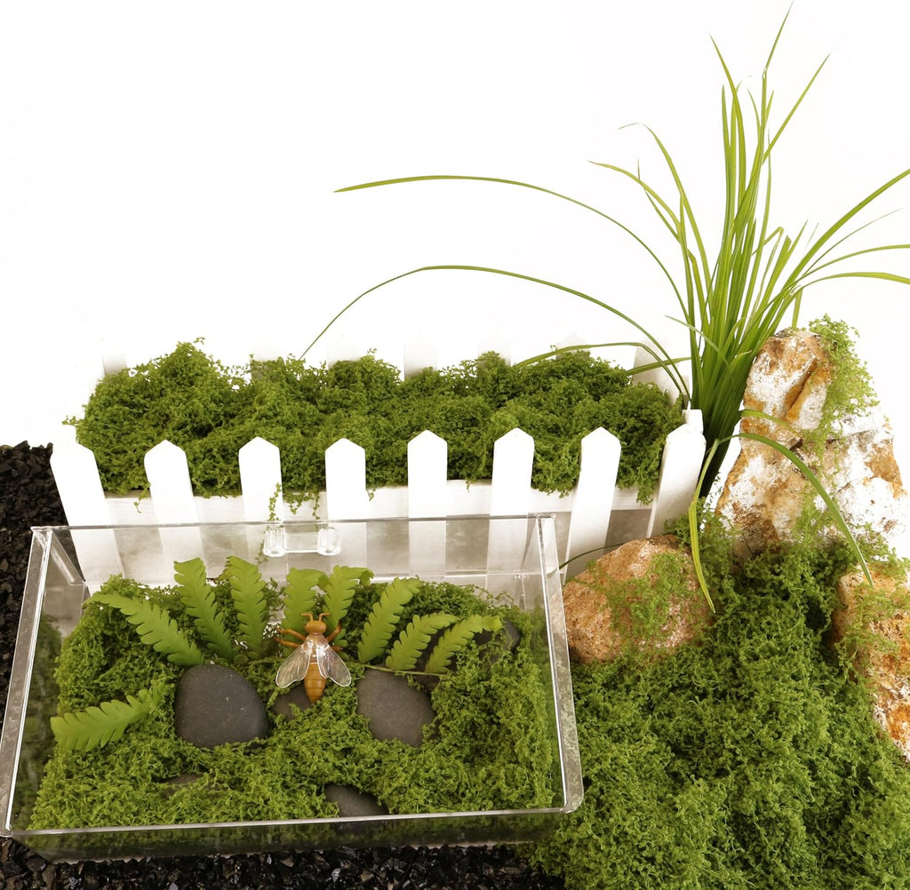 Caiyjhao Artificial Green Moss is Used for Potted Plants, and Moss Crafts are Used for Fairy Tale Garden Houses, Garlands, Glass Container Fillers and Wedding Wall Decoration (7.05 Ounces)