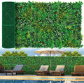 Grass Wall, Artificial Tropical Boxwood Panels 40"x120"(33.33 SQFT), Privacy Hedge Fence Screen with UV Protection, Greenery Backdrop for Indoor Home Wedding Decor and Outdoor Patio Backyard