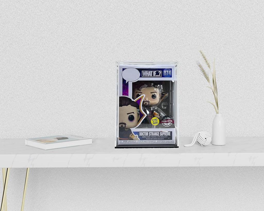 Clear Acrylic Pop Protector Compatible with Funko POP! 4 Inch Figurine, Dustproof Acrylic Display Case for Exclusive Collectible Vinyl Figures