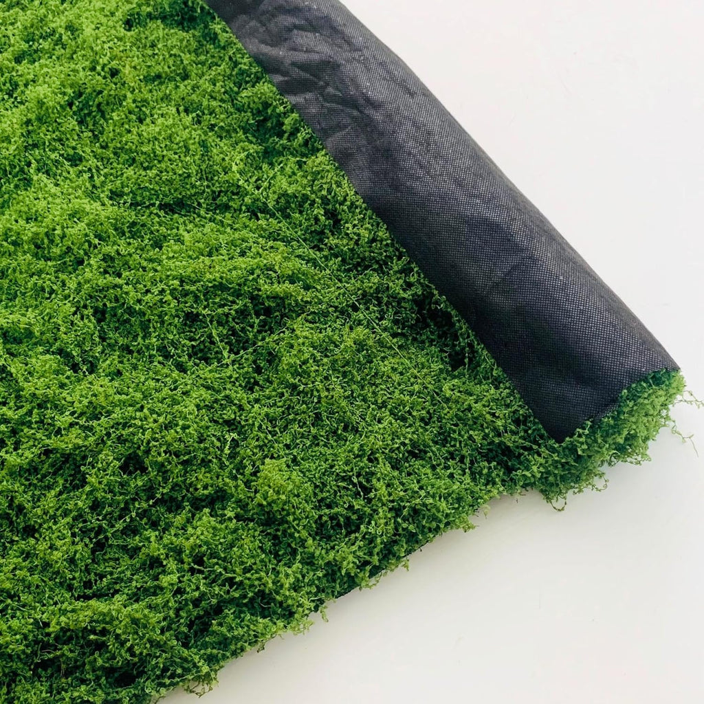 Artificial Moss mat, Green, 39.37 x 39.37 inches (Dark Green), Waterproof Indoor and Outdoor Decorative Moss mat, Fake Moss Wall Decorative Flower Decoration for Craftsmanship