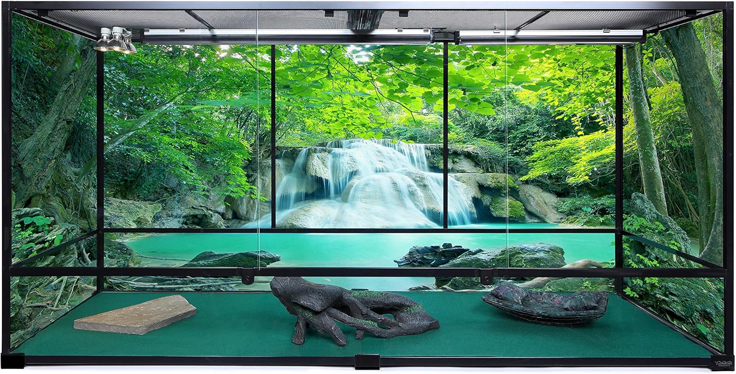 Carolina Custom Cages, 72Lx24Wx36H Giant Deep Extra-Tall Terrarium; Easy Assembly