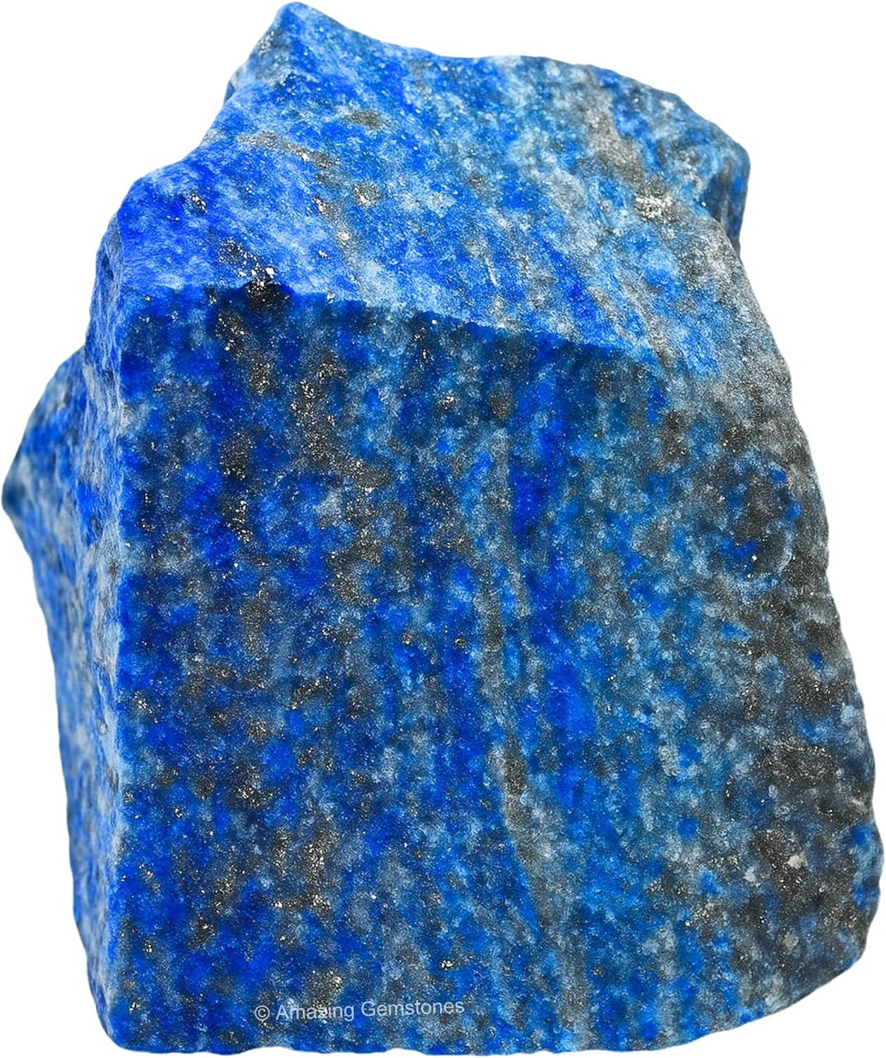 Amazing Gemstone Lapis Lazuli Raw Crystals and Healing Stones, Natural Rocks for Tumbling and DIY Raw Stones and Crystals (5 Pieces)