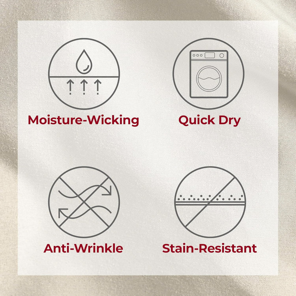 Mellanni Split King Sheets Set - 5 PC Iconic Collection Bedding - Hotel Luxury, Extra Soft, Cooling Bed Sheets - Wrinkle, Fade, Stain Resistant (Split King, Golden Ivory)