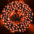 AmyHomie 300LED Orange Christmas String Lights with 8 Modes, Waterproof Fall Lights Outdoor Indoor Fall Decor Fairy String Lights for Party, Thanksgiving Day, Holiday Decoratio