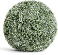 3rd Street Inn Large Baby's Breath Topiary Ball - Artificial Plant Set - Indoor/Outdoor Wedding Party Decor - Faux Foliage Garden Sphere - Tree and Bush Substitute (15")
