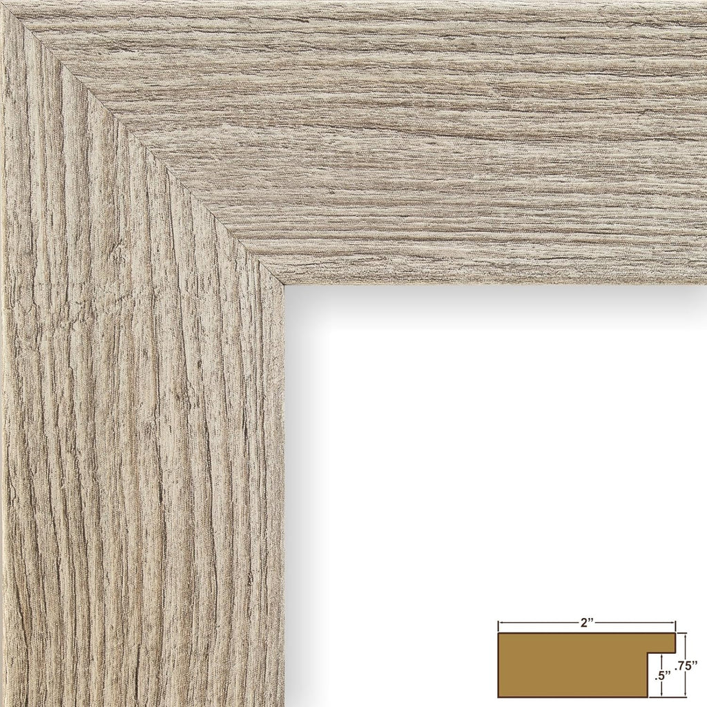 Craig Frames 74690 10 by 12-Inch Picture Frame, Smooth Wrap Finish, 2-Inch Wide, Restoration White
